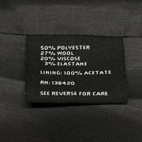 Carlisle Skirt Womens 6 Gray Blue Embroidered Wool Blend Pencil Career Business - Picture 6 of 9